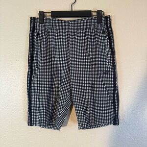 Adidas Gingham TriFoil Logo Longer Shorts Medium